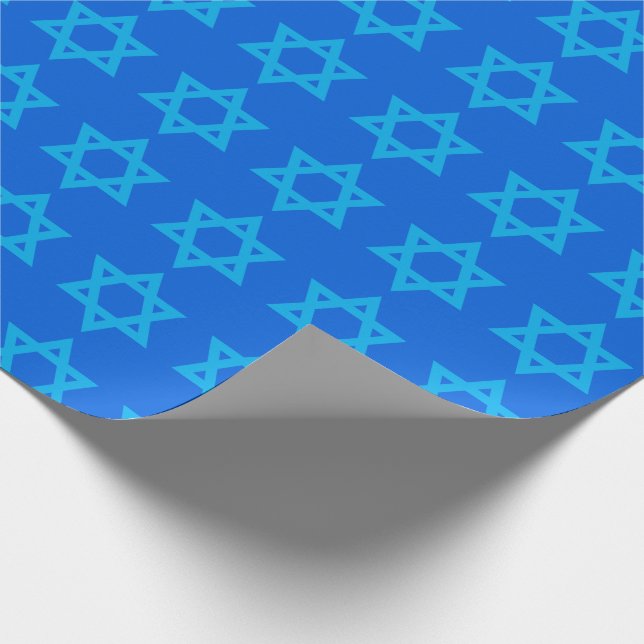 "STAR OF DAVID" WRAPPING PAPER (Corner)