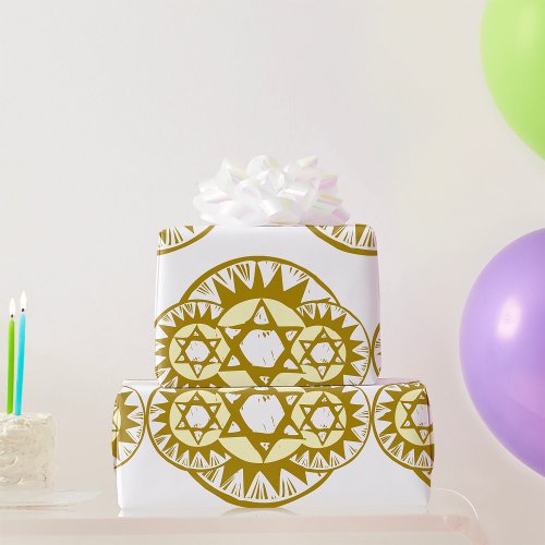 Star Of David Wrapping Paper
