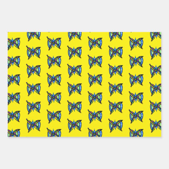 Star of David -  Wrapping Paper Sheets (Front)
