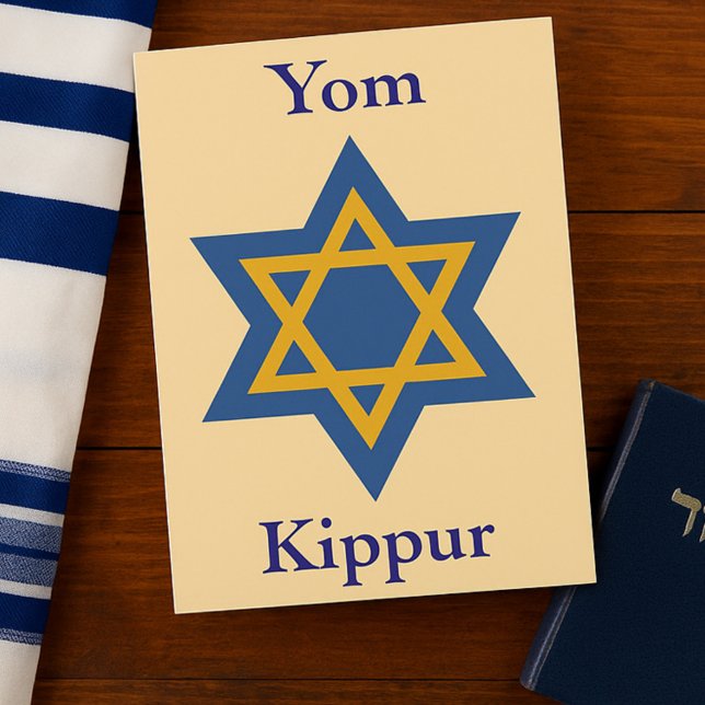 Star of David Yom Kippur Card (Creator Uploaded)