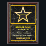 Star of fame award plaque<br><div class="desc">Star of fame Award Plaque</div>