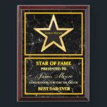 Star of fame award plaque<br><div class="desc">Star of fame Award Plaque</div>