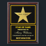 Star of fame award plaque<br><div class="desc">Star of fame Award Plaque</div>