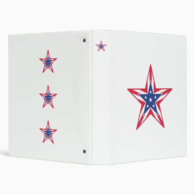 Star of Freedom 3 Ring Binder (Background)
