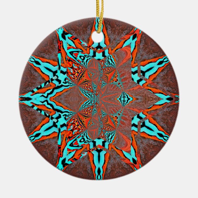 Star of Future Complexity Ceramic Ornament (Front)