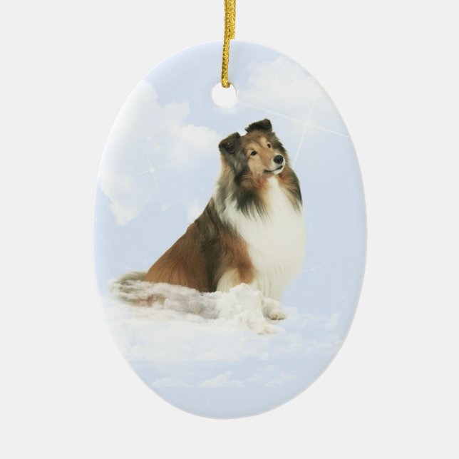 Star of Grace Ceramic Ornament (Front)