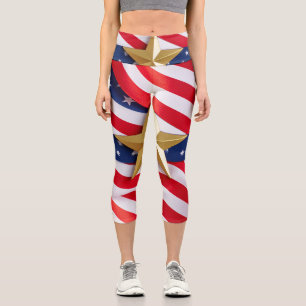 Star of Honor Capri Leggings