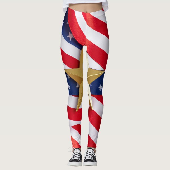 Star of Honor Leggings (Front)