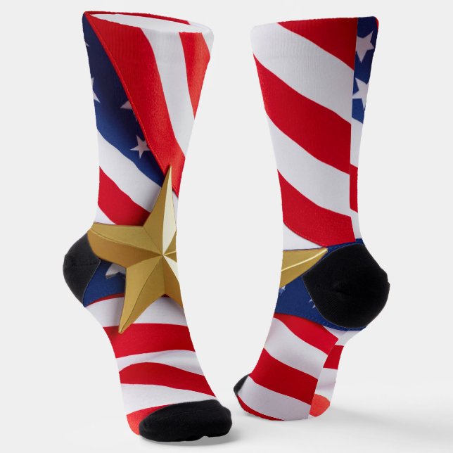Star of Honor Socks (Angled)