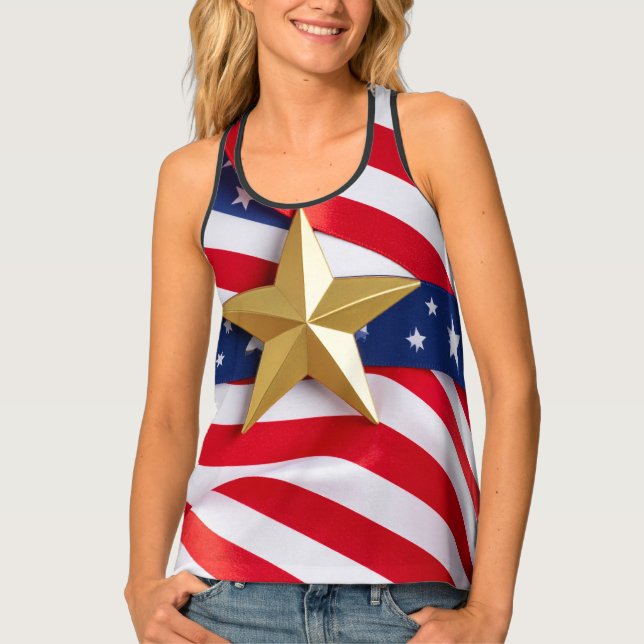 Star of Honor Tank Top (Front)