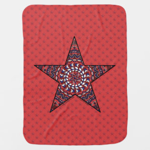 Star of Independence Baby Blanket