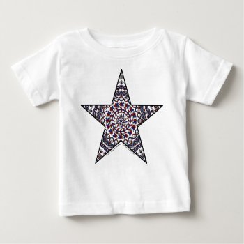 Star Of Independence Kid's And Baby Light Shirt by ValerieDesigns3 at Zazzle