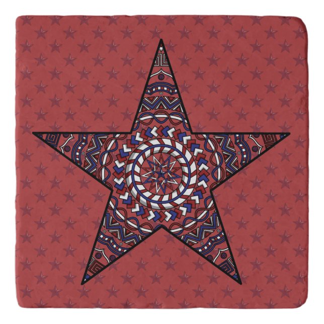 Star of Independence Trivet (Front)