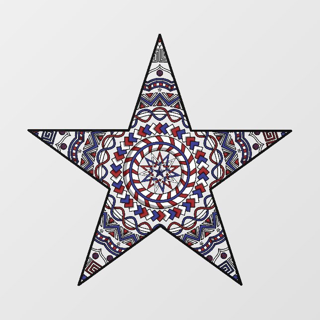 Star of Independence Wall Decal (Front)