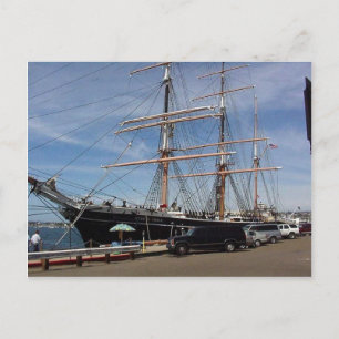 Star Of India At The San Diego Maritime Museum Postcard