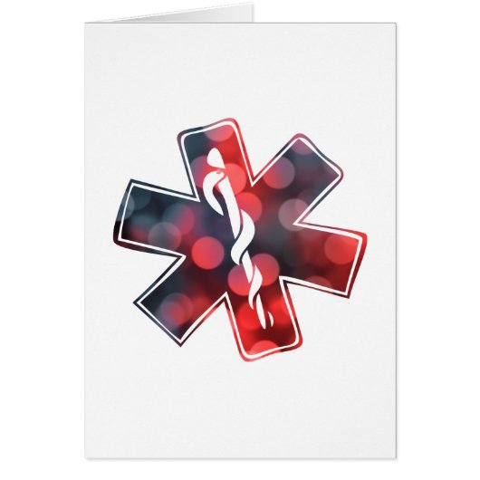 star of life bokeh cards (Front)