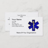 Star of Life Business Card, double sided. Business Card (Front/Back)