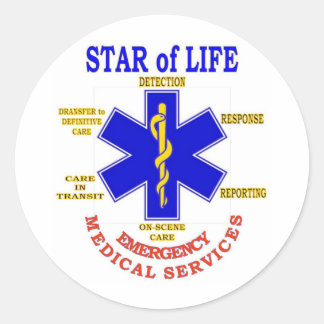 STAR of LIFE Classic Round Sticker