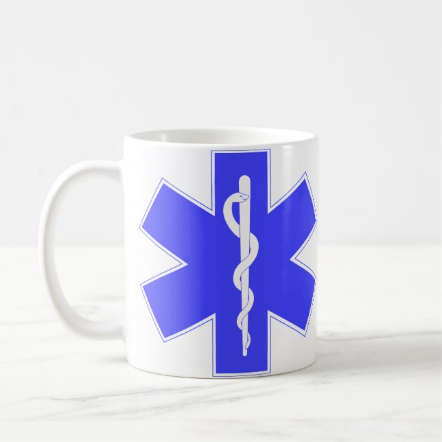 Star of Life, Emergency Med. Services Symbol - Mug (Left)