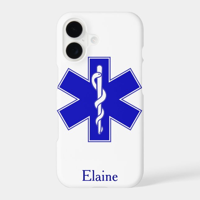 Star of Life (EMT) Case-Mate iPhone Case (Back)