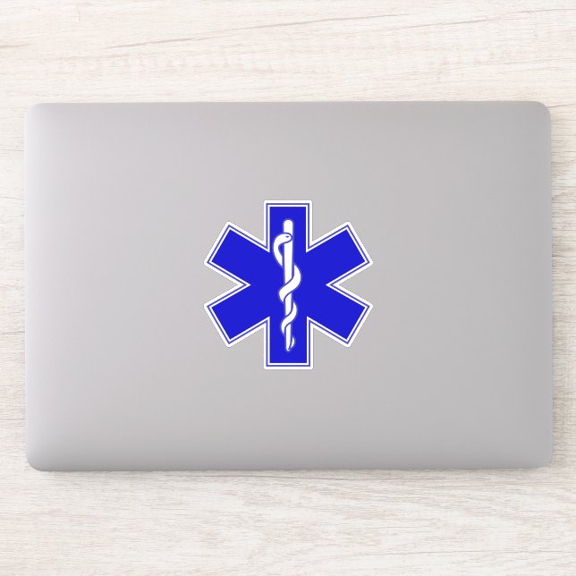 Star of Life (EMT) Sticker (Computer)