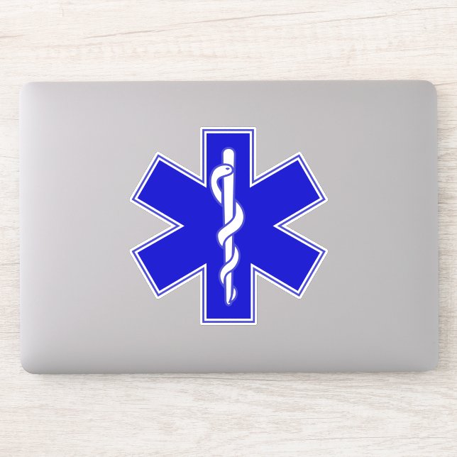 Star of Life (EMT) Sticker (Computer)