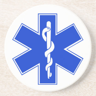 Star of Life / EMT Symbol Coaster