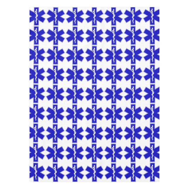 Star of Life (EMT) Tablecloth (Front)