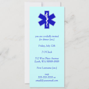 Star of Life Invitation