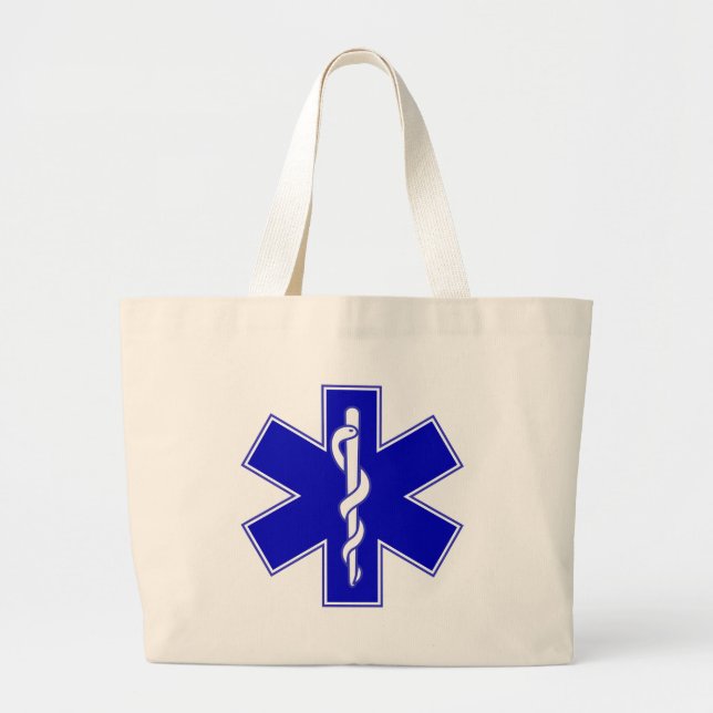 Star of Life Large Tote Bag (Front)