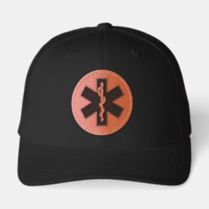 Star of Life Leather Patch Hat