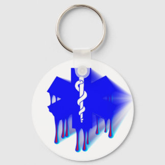 Star Of Life Melting Keychain