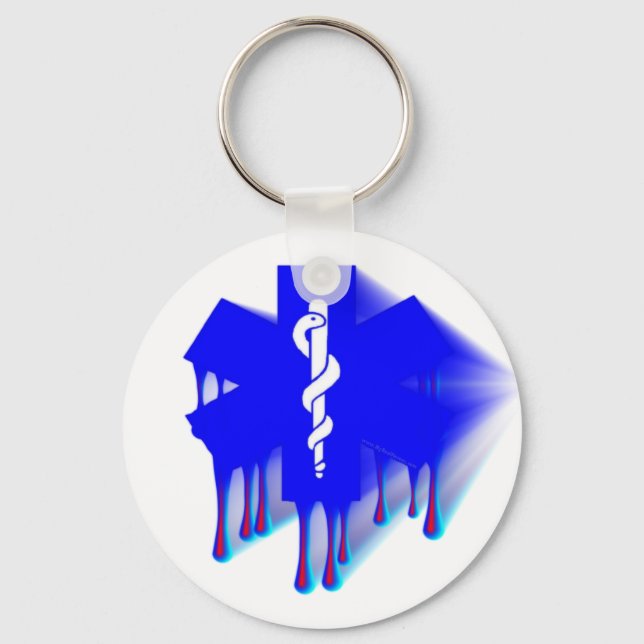 Star Of Life Melting Keychain (Front)
