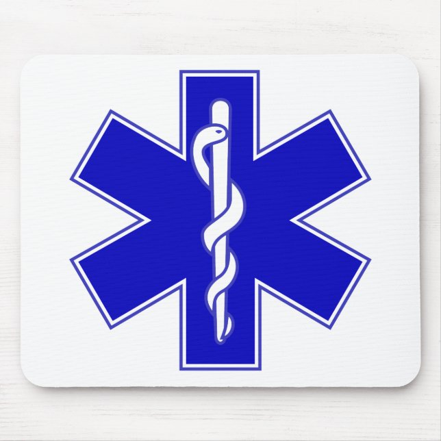 Star of Life Mouse Pad (Front)