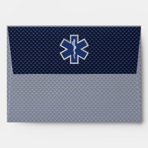 Star of Life Paramedic Emergency Medical S Decor Envelope