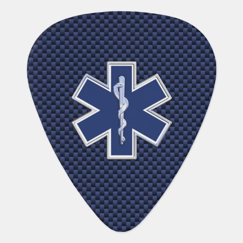 Star of Life Paramedic Emergency Medical S Decor Guitar Pick