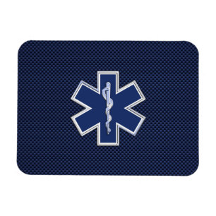 Star of Life Paramedic Emergency Medical S Decor Magnet