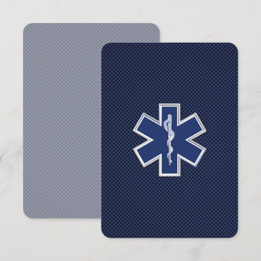 Star of Life Paramedic Emergency Medical Services (Front/Back)