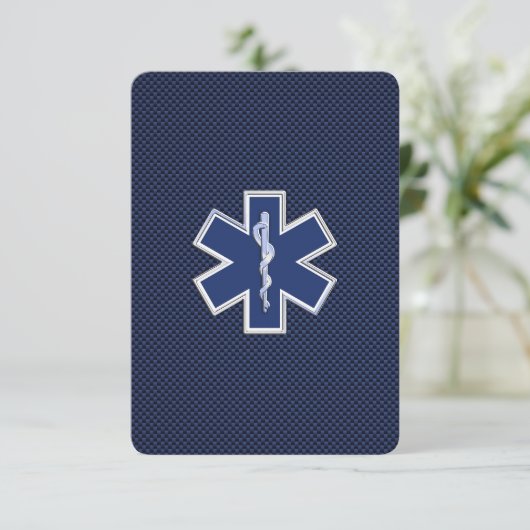 Star of Life Paramedic Emergency Medical Services (Standing Front)