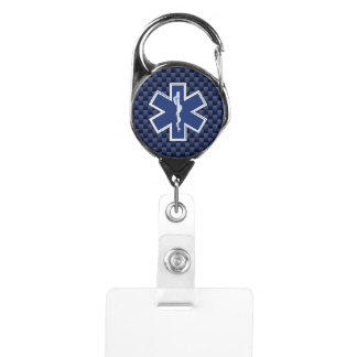 Star of Life Paramedic Emergency Medical Services Badge Holder