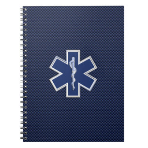 Star of Life Paramedic Emergency Medical Services Notebook