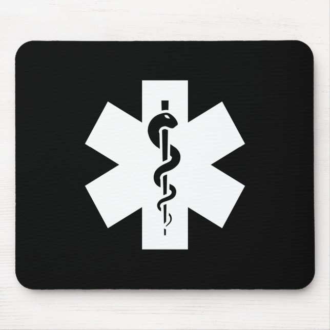 Star of Life Pictogram Mousepad (Front)
