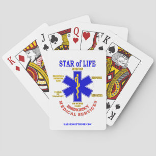 STAR OF LIFE POKER CARDS