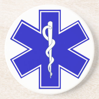Star of Life Sandstone Coaster