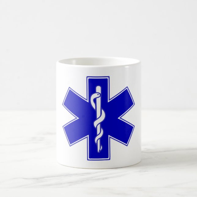 Star of Life Symbol Coffee Mug (Center)