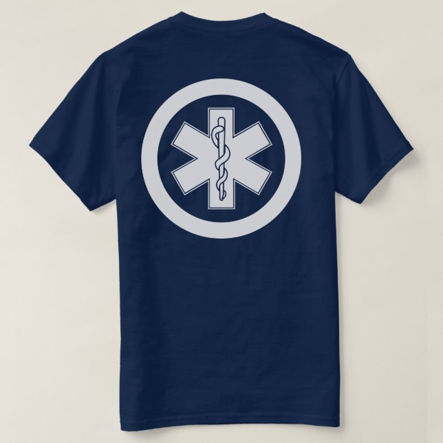 Star Of Life T-Shirt 002 (Design Back)