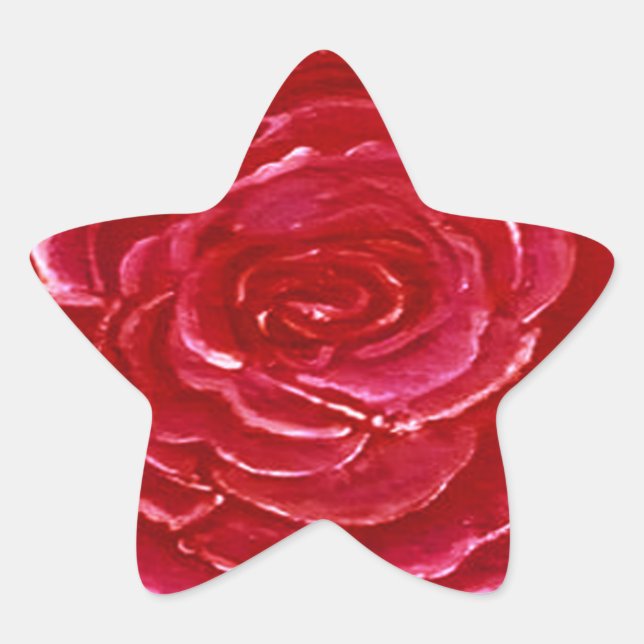 Star of Rose Sticker (Front)