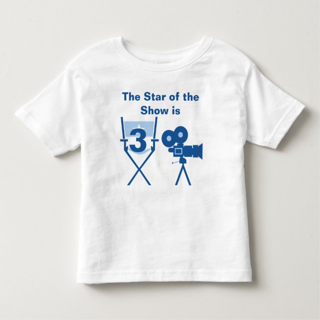 Star of Show Customizable Birthday T-shirt (Front)