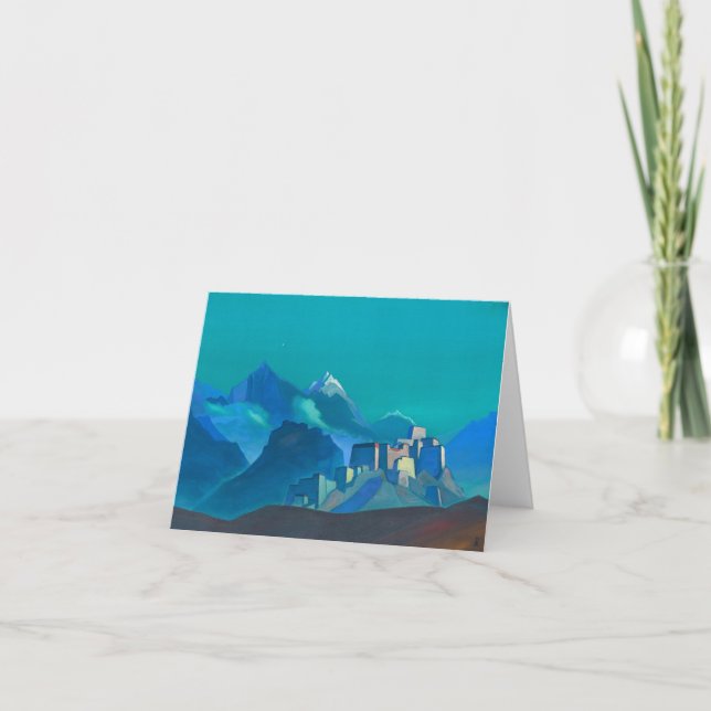 Star of the Morning by Nicholas Roerich Thank You Card (Front)