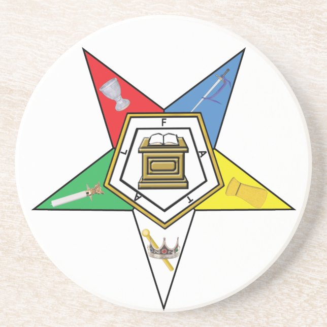 Star of the OES Drink Coaster (Front)